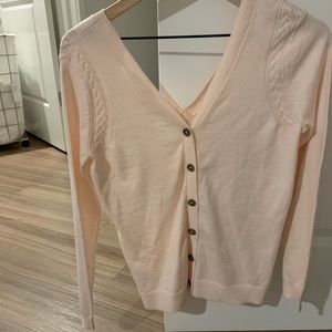 The White Company Button Sweater